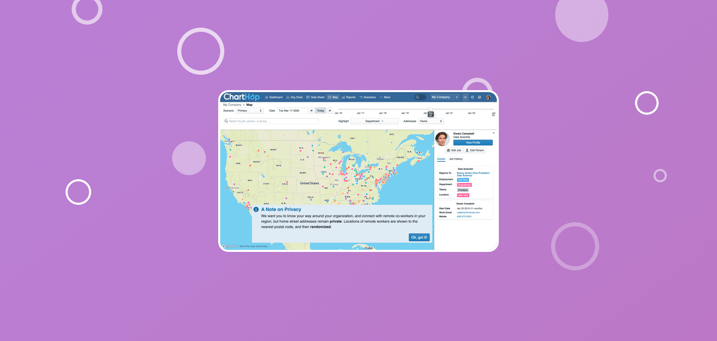 Announcing Map Visualization for Remote Workers 🌍